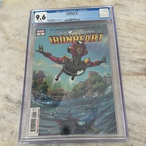 Marvel Ironheart #1 CGC 9.6 Graded Comic with Dynamic Cover Art